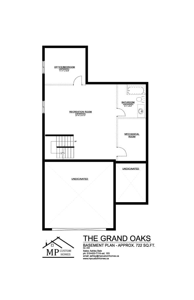 The Grand Oaks — Basement plan