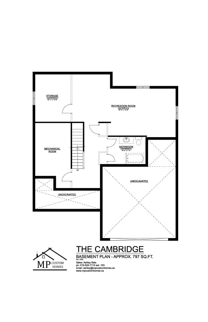 The Cambridge — Basement plan