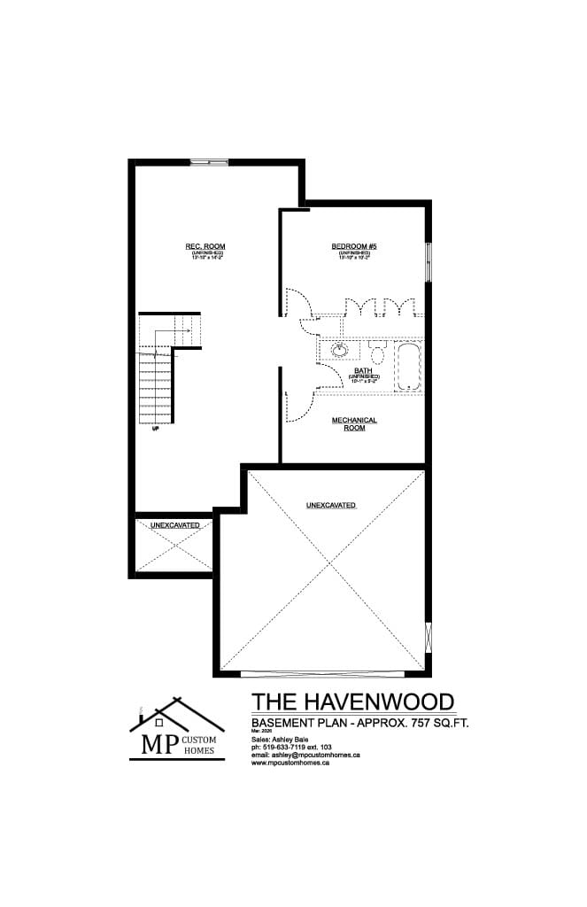 The Havenwood — Basement plan