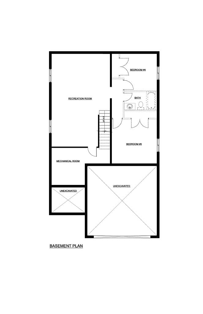 The Meadowlark — Basement plan