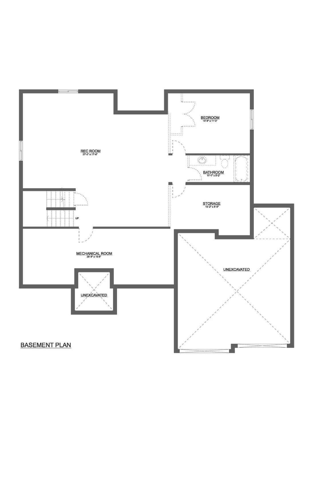 The Augusta — Basement plan